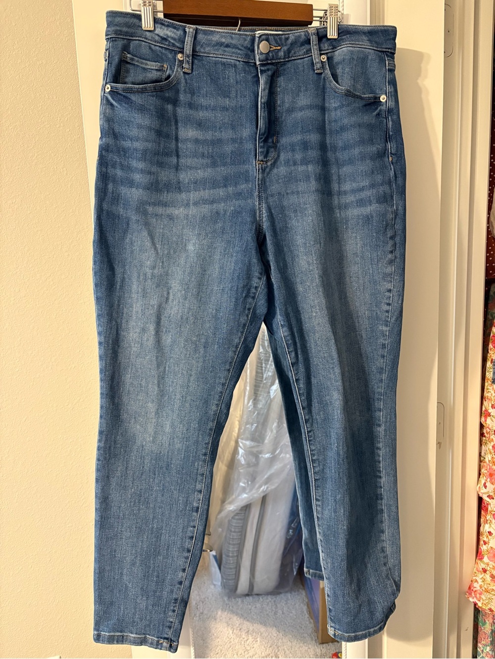 Sonoma Blue Straight-Leg Jeans
